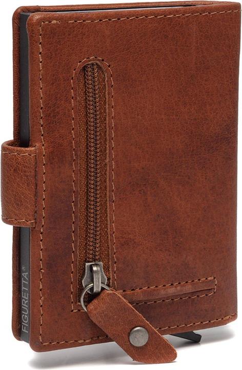 Image du produit The Chesterfield Brand Antique Buff Porte-cartes de crédit Protection RFID Cuir 7 cm