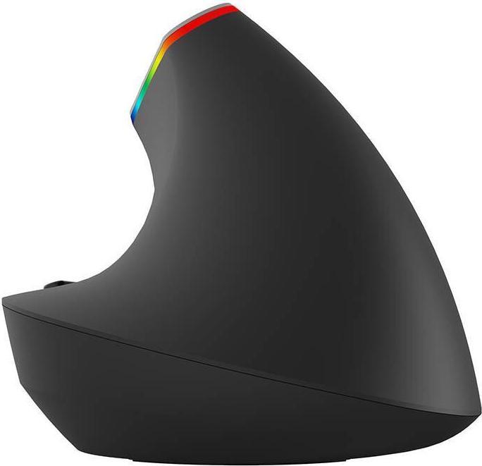 Produktbild Delux Wireless Vertical Mouse M618C 2.4G 1600DPI RGB (black) (Kabellos)