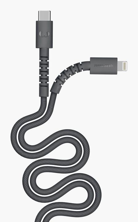 Actual product image Fresh'N Rebel Fresh 'n Rebel USB-C to Lightning Grey (2 m, 30 W)