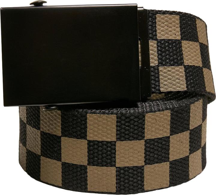 Produktbild Urban Classics Check And Solid Canvas Belt 2-Pack (L)