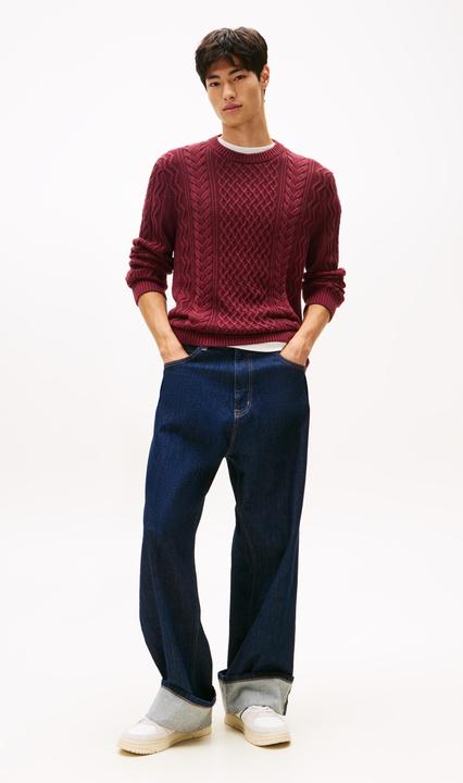 Produktbild Tommy Jeans Tjm Slm Badge Cable Knit Sweater (M)