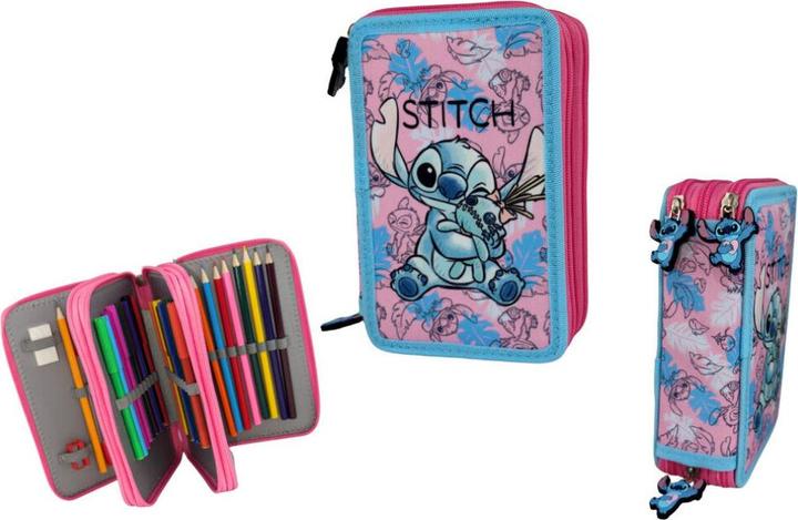 Produktbild Manenti Disney Stitch Doll triple pencil case