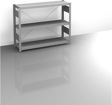 Actual product image kaiserkraft Sideboard plug-in shelf, galvanized