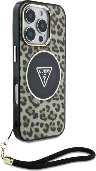 Zadní Kryt Guess IML Flowers Allover Strap MagSafe Pro IPhone 17 Pro Max White - View #5