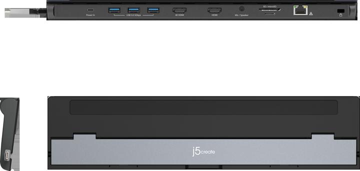 Produktbild j5Create JCD542 (USB-C, 10 Ports)