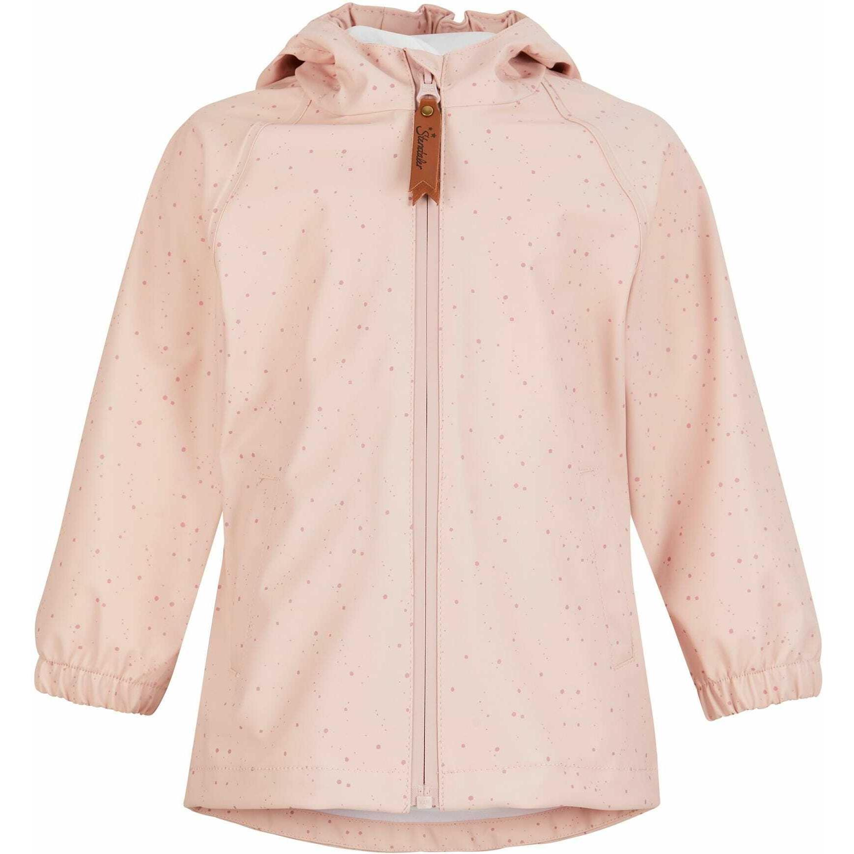 Sterntaler, Mädchen, Jacke, Regenjacke ungefüttert Punkte Zartrosa Gr. 122 (122), Rosa, 122