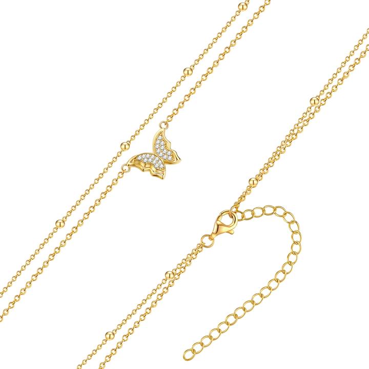 Image du produit Rafaela Donata Collier papillon pour femme - 36618 (Argent Sterling)