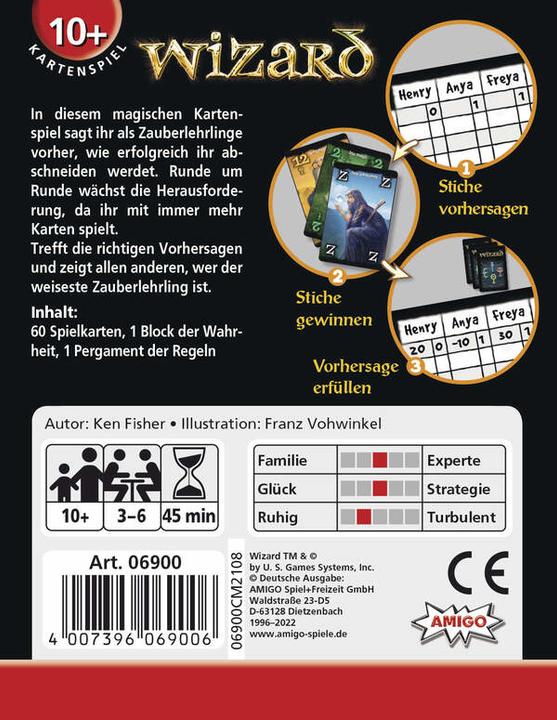 Produktbild Amigo Wizard (Deutsch, 3 - 6 Spieler)