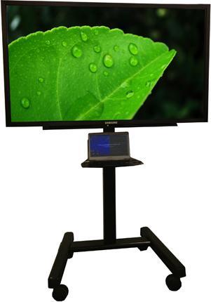Actual product image Chief Large Flat Panel Mobile Cart PFCUB - Setup (Interface Fork) (82", 90.70 kg)