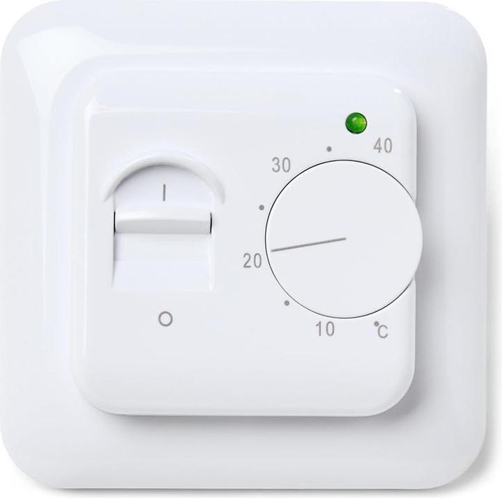 Actual product image Heatcom Thermostat Hc15 W. Gulvfoler Hvid