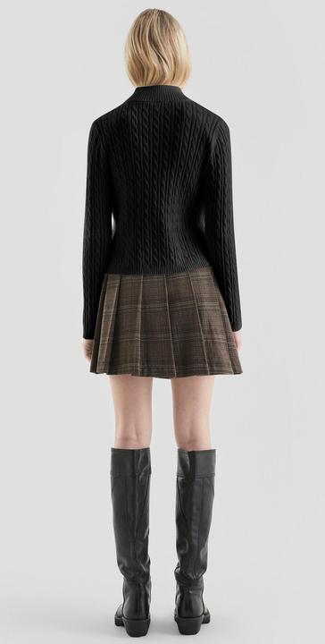 Produktbild s.Oliver Strickpullover Pullover mit Zopfmuster (XL)