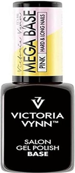 Produktbild Visconti Di Modrone Victoria Vynn Hardi Mega Base UV Led Hybrid Gel Polish Nägel Rosa Gelb 8ml (Yellow, Pink, Base Coat)