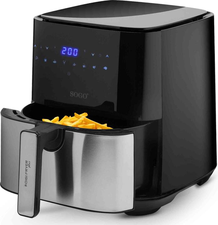 Actual product image Sogo AIR FRYER 5L DIGIFRYER S/S-1450W