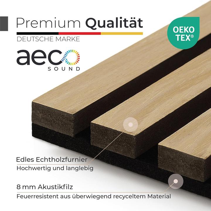 Immagine prodotto Aeco Sound Akustik-Wandpaneele-Set (2.88 m², 60 x 120 cm)
