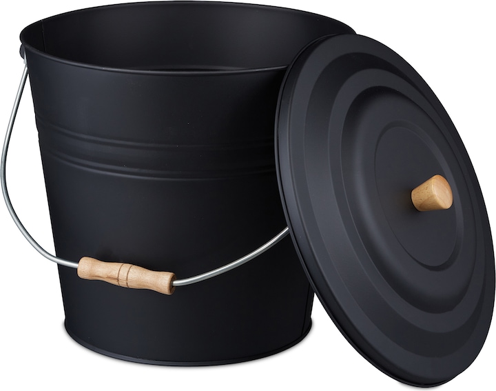 Actual product image Relaxdays Ash bucket (35.5 x 33 x 32 cm)