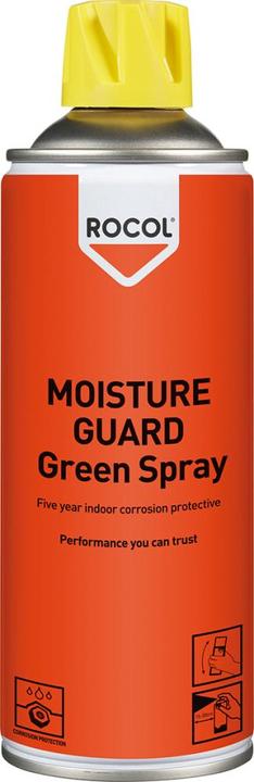 Rocol Moisture Guard Green Spray RS69045 Korrosionsschutzspray 400 ml (400 ml, Grün)