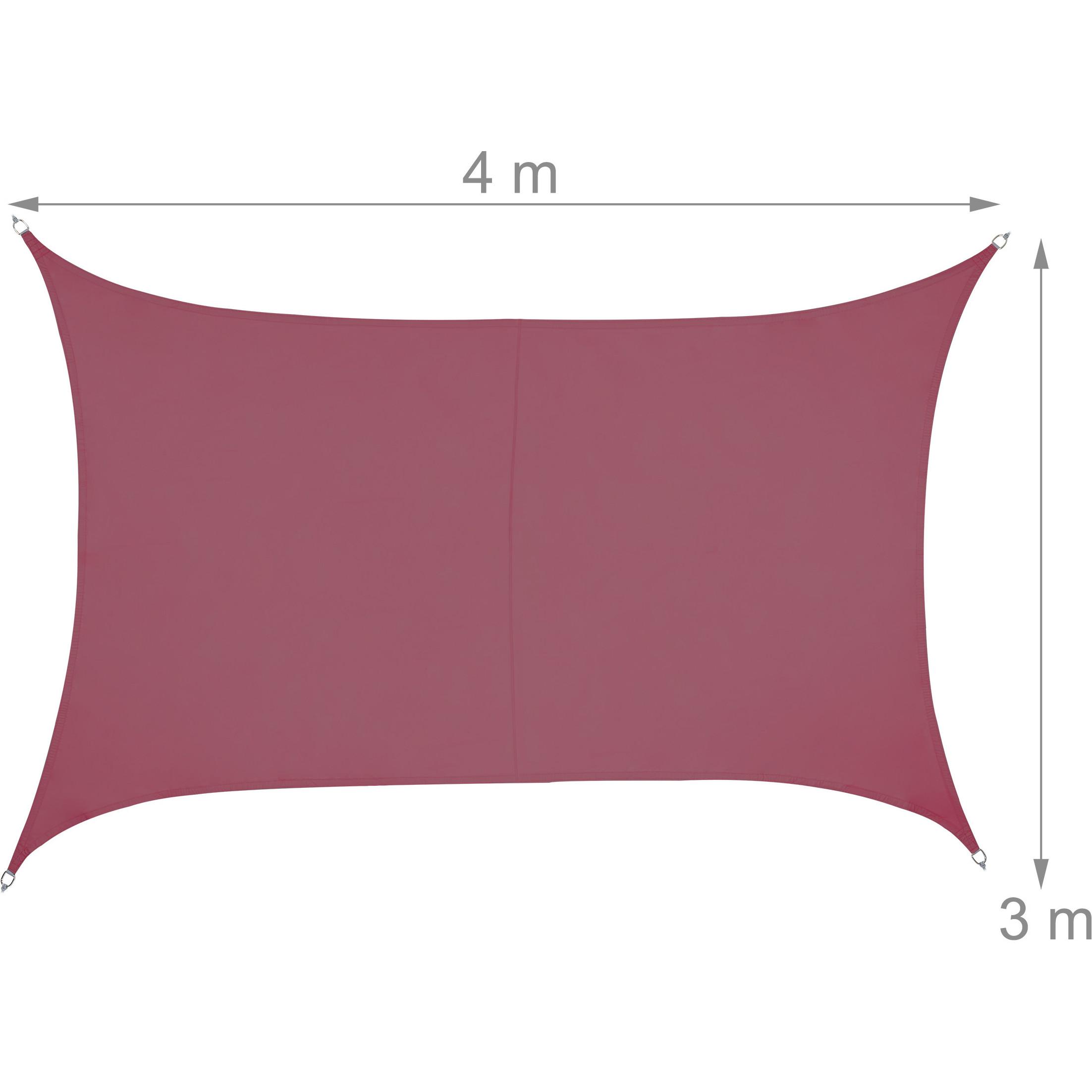 Thumbnail - Relaxdays, Sonnensegel, Sonnensegel (300 x 400 x 0.1 cm)