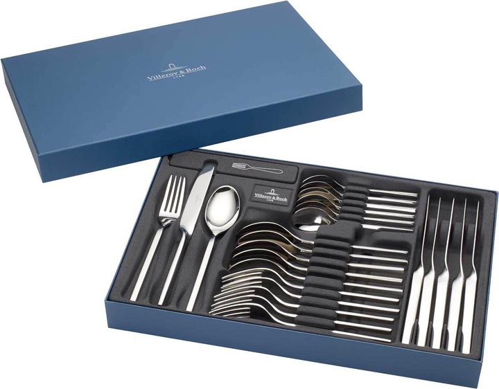 Produktbild Villeroy & Boch Tafelbesteck 30tlg. NewWave (30 Stück, Besteck Set)