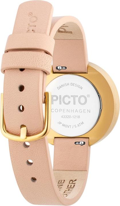Actual product image Picto 43320-6312G Damenuhr Nude Pink 30mm 5ATM