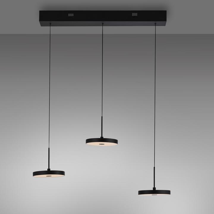 Actual product image Just Light LED Pendellampe Plata dimmbar über Wandschalter höhenverstellabr (1800 lm)