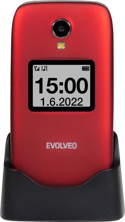 Actual product image Evolveo EasyPhone FS, vyklápěcí mobilní telefon 2.8" pro seniory s nabíjecím (2.80", 3 Mpx, 2G)