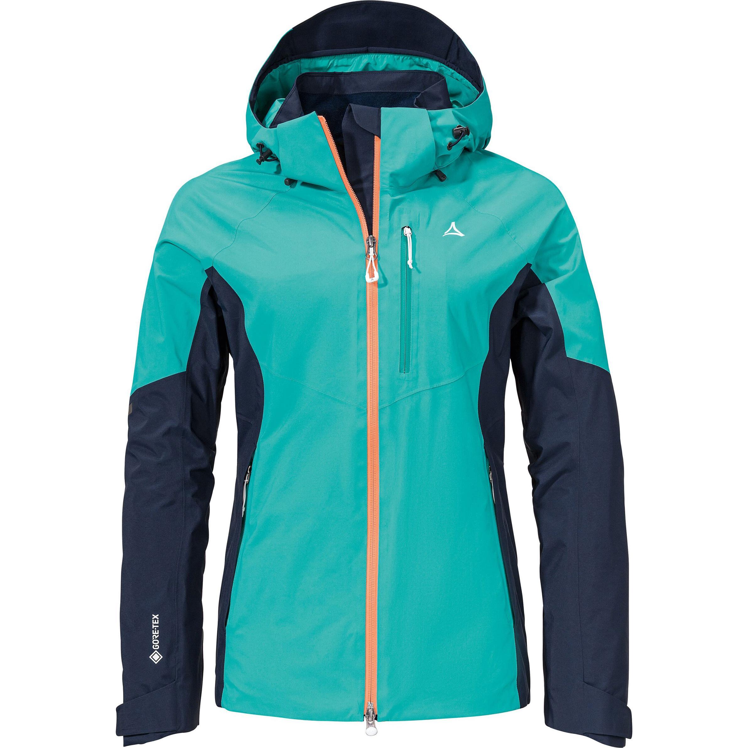 Schöffel, Damen, Jacke, 2L Jacket Gaschurn (46, 3XL), Türkis, 46, 3XL