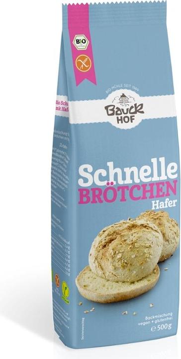 Produktbild Bauckhof Schnelle Brötchen Hafer glutenfrei (500 g)