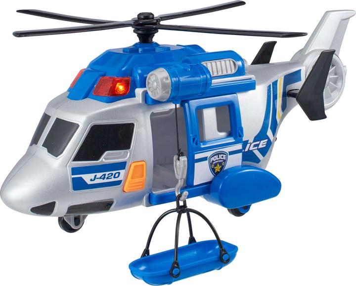 Actual product image Teamsterz Police Helicopter with lights and sounds