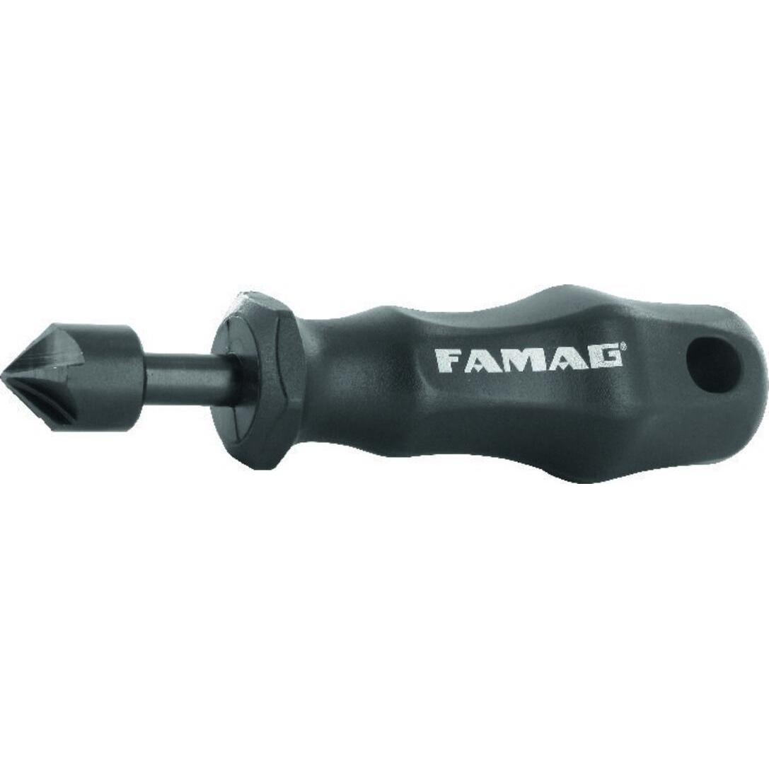 Magni, Punta da trapano, FAMAG 3533 Svasatore WS 12mm con impugnatura in plastica - 3533.012 (12 millimetri)