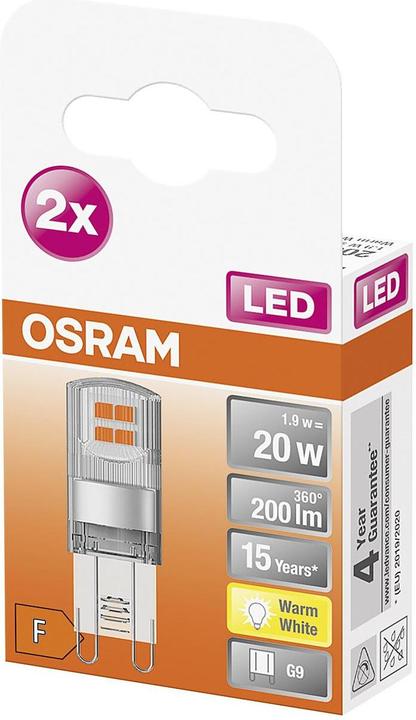 Actual product image Osram Led Pin (G9, 1.90 W, 200 lm, 2 x, F)