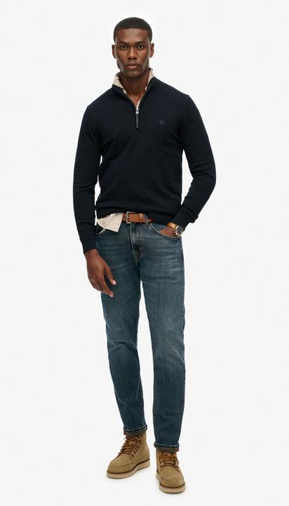 Image du produit Superdry Maglione Essentials Mezza Zip in Cotone (M)