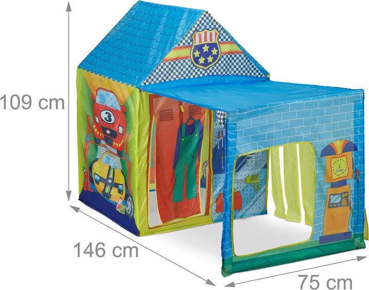 Actual product image Relaxdays Play tent