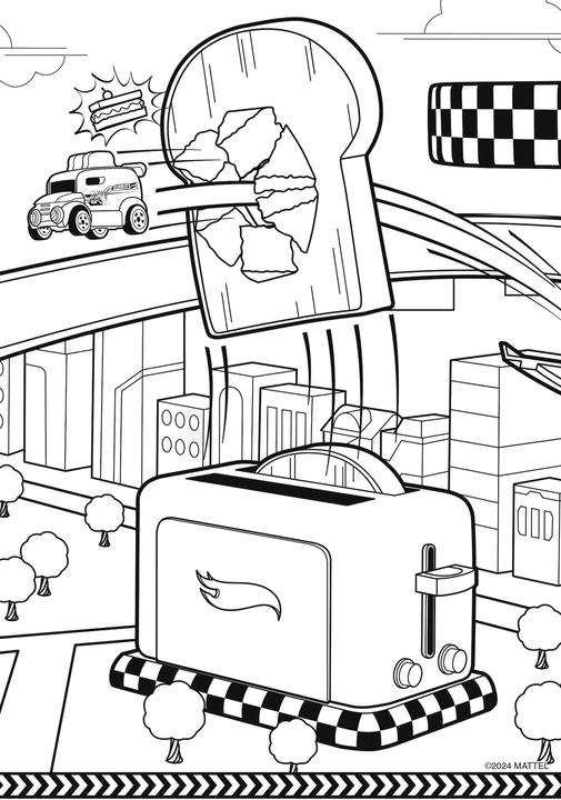 Image du produit Panini Hot Wheels? Let's Race : un jeu d'autocollants et de coloriage endiablé