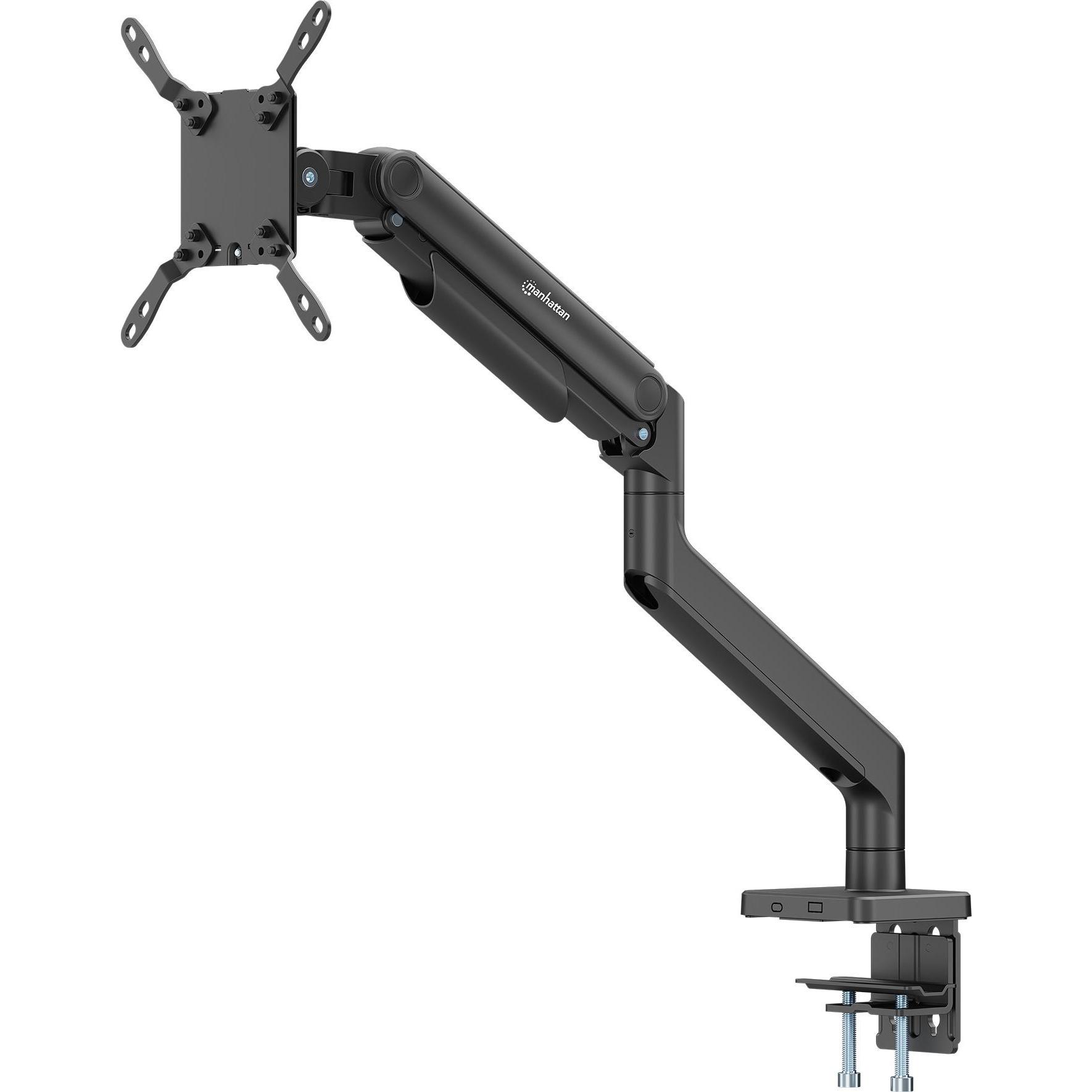 Manhattan Tischhalterung mit mechanischer Feder und besonders hoher Traglast für einen Monitor, Aluminium (Tisch, 49"), ...