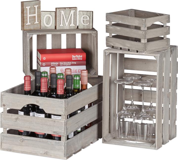 Immagine prodotto Relaxdays Scatola shabby (50 x 31 x 25 cm)