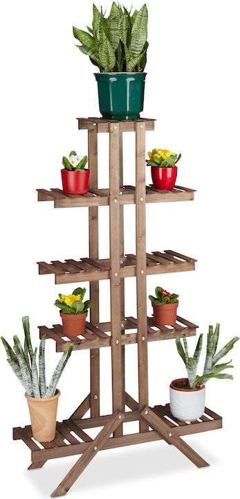 Relaxdays Flower Stand with 5 Tiers