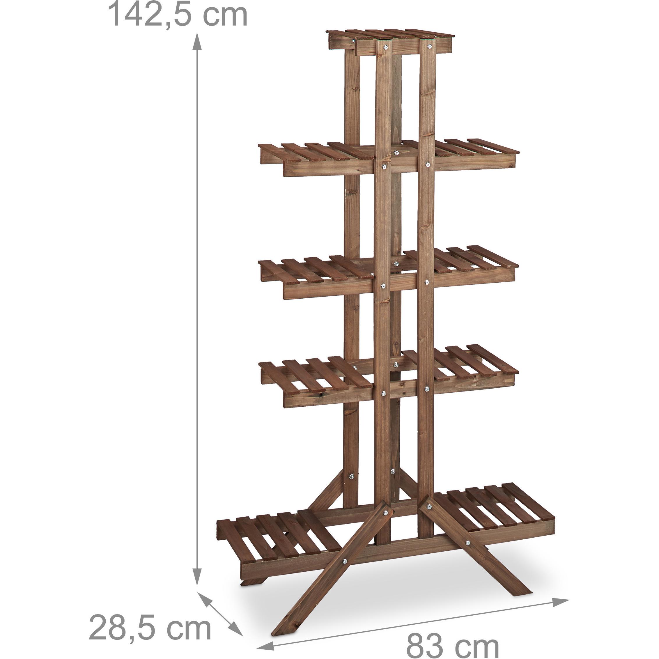 Thumbnail - Relaxdays, Pflanzenständer + Blumentreppe, Blumentreppe