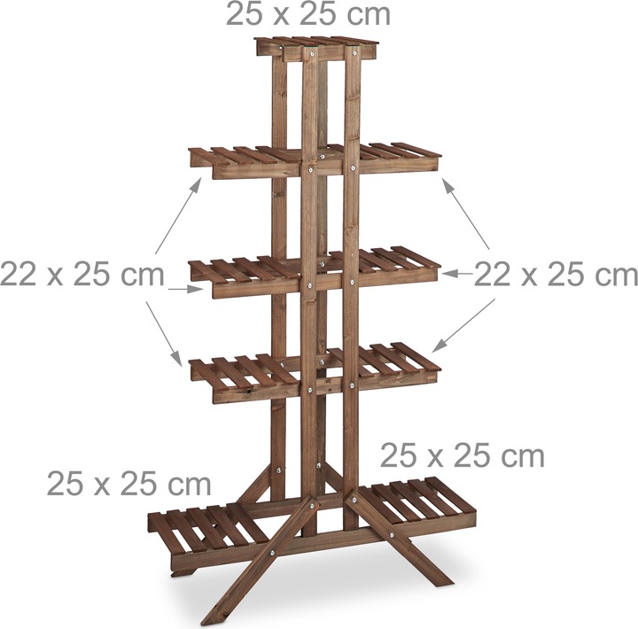 Actual product image Relaxdays Flower Stand with 5 Tiers