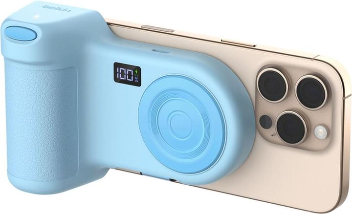 Productafbeelding Belkin Stage Power Grip 9300mAh + 15W Powerbank blau CTA006hqBL (9300 mAh, 15 W)