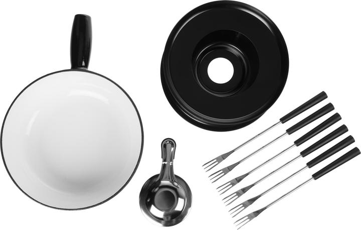 Produktbild Cocon Käsefondue-Set 10-teilig, Schwarz (Käsefondue)