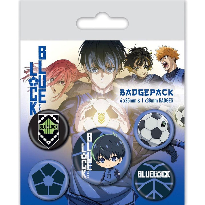 Produktbild Blue Lock AnsteckerSet 5erPack