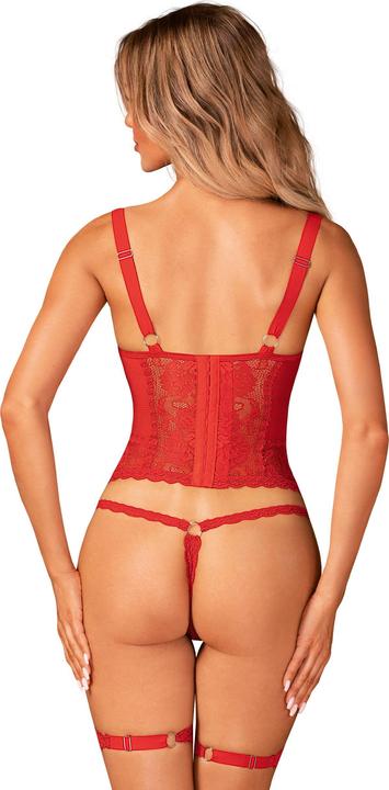 Produktbild Obsessive Belovya Corset - Red (M, L)