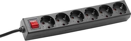 Produktbild Bachmann Verlängerungsschnur (6x, CEE 7/3, 1.50 m)