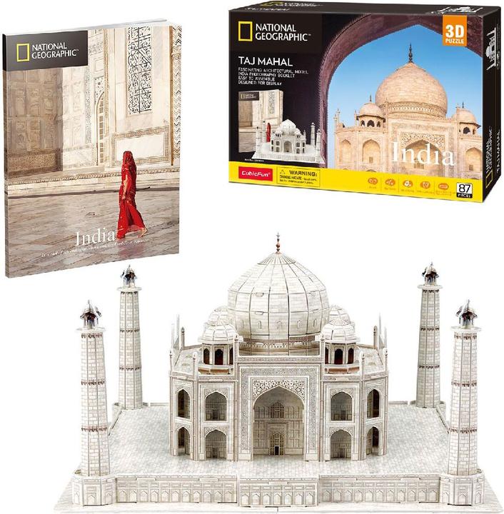 Immagine prodotto Cubicfun CUBIC FUN NATIONAL GEOGRAPHIC 306-DS0981 PUZZLE 3D - TAJ MAHAL (87 pezzi)