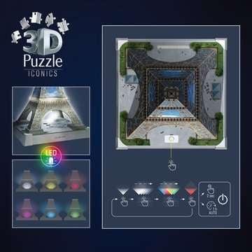 Produktbild Ravensburger 3D Puzzle 216 Teile - Iconics: Eiffelturm - mit Licht (216 Teile)
