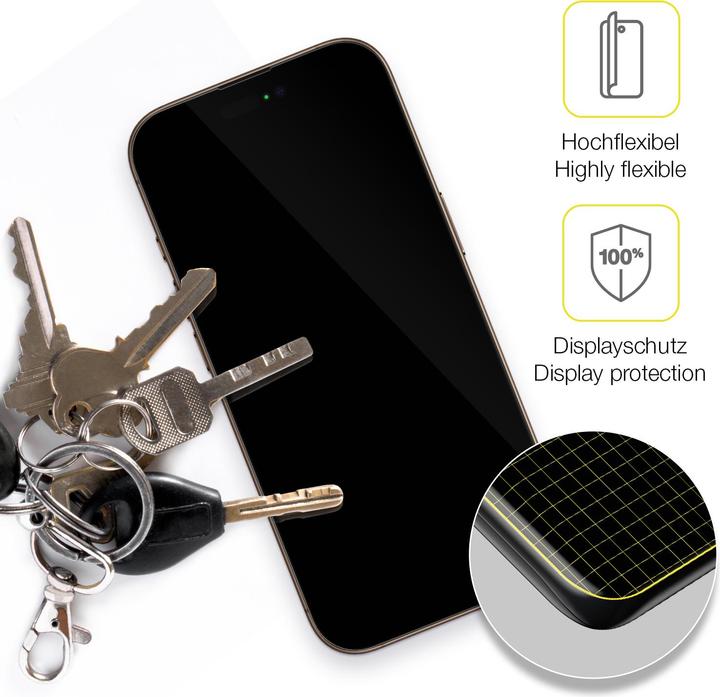 Immagine prodotto Dipos 3D Full-Cover Pellicola Protettiva (1 pz., Apple iPhone 16 Pro Max)