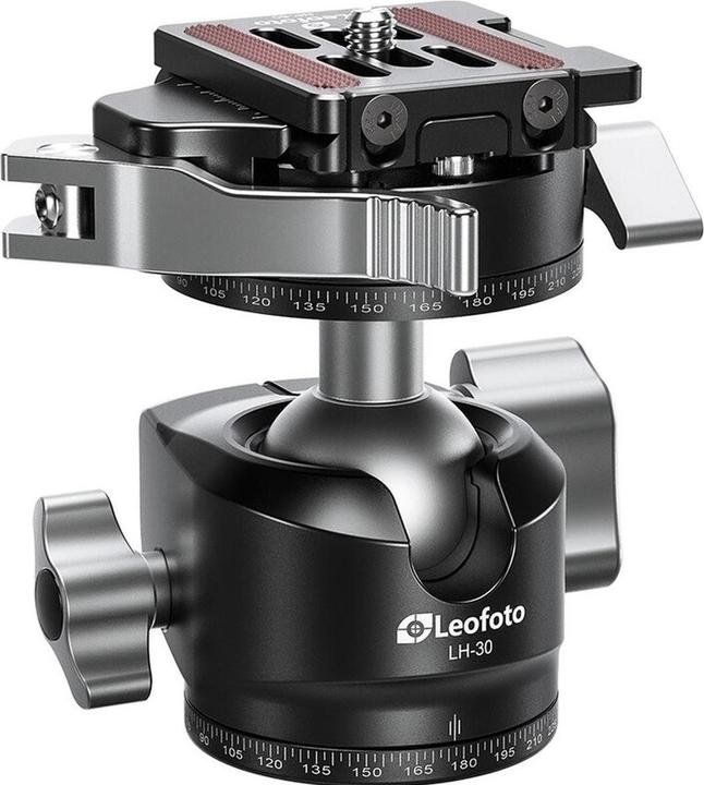 Leofoto 30mm low profile ball head (with 52mm panning clamp) (Spherical head)