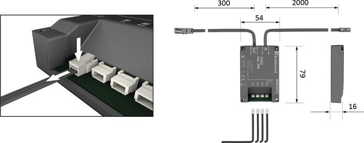Productafbeelding Halemeier Sensorschakelaar MultiSwitch2 Master 12 / 24 / 230 V