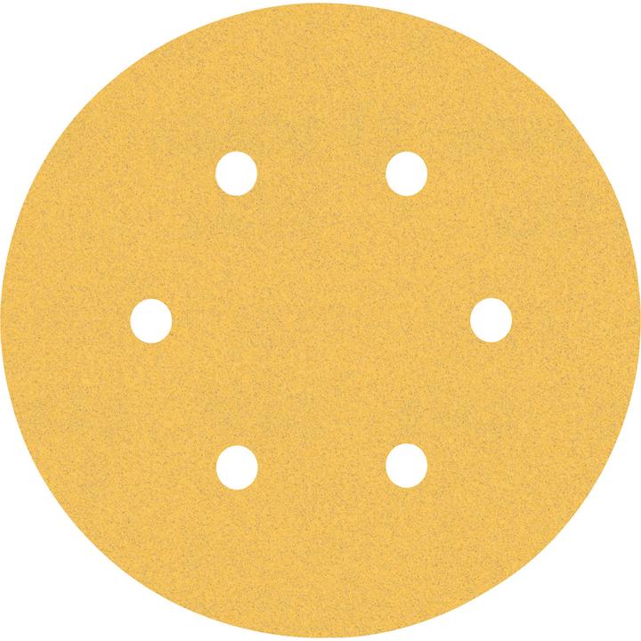 Bosch Professional Zubehör Expert C470 Sandpaper with 6 holes for random orbital sander, 150 mm, G 120, 50 pcs. (120)