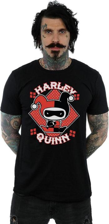Actual product image Harley Quinn Mens Chibi Cotton T-Shirt (XL)